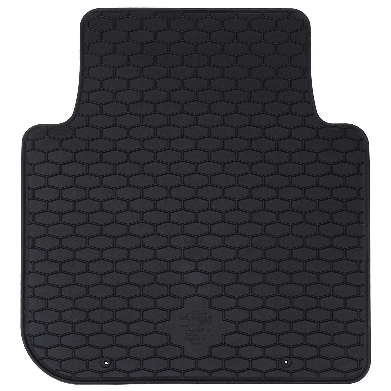vidaXL Mata samochodowa 4 pcs Czarny Guma