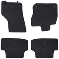 vidaXL Mata samochodowa 4 pcs Czarny pasuje do VW GOLF VIII MHEV 2020-
