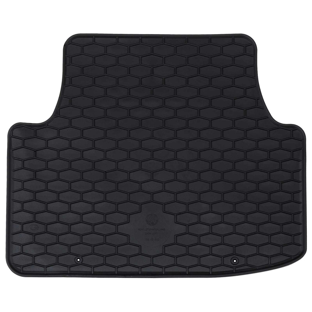 vidaXL Mata samochodowa 4 pcs Czarny odpowiedni do VW TIGUAN TDI 2024-