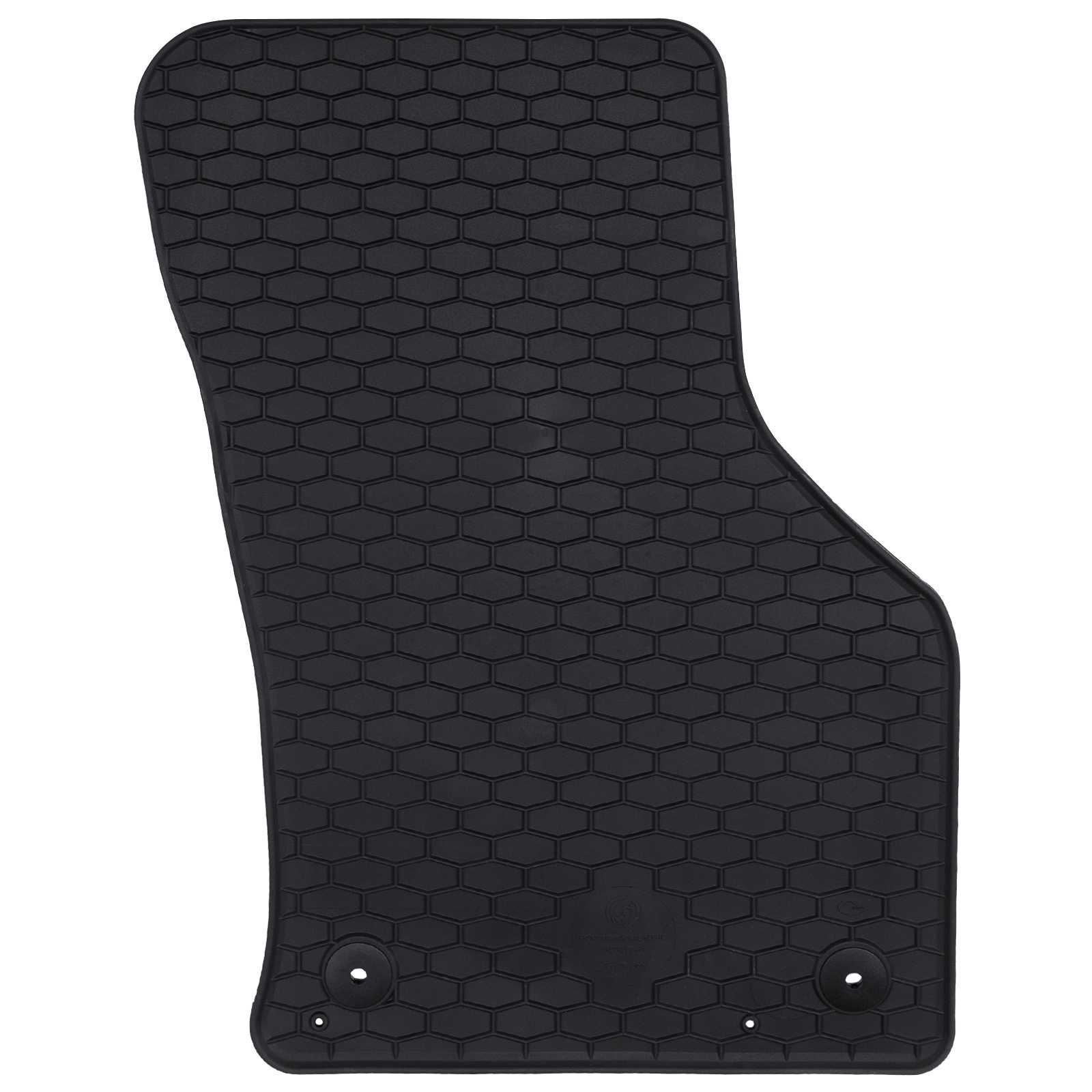 vidaXL Mata samochodowa 4 pcs Czarny Guma