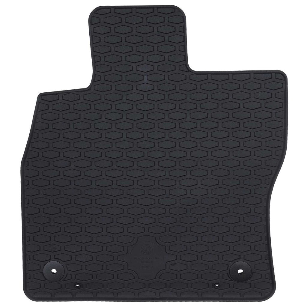 vidaXL Mata samochodowa 4 pcs Czarny Guma