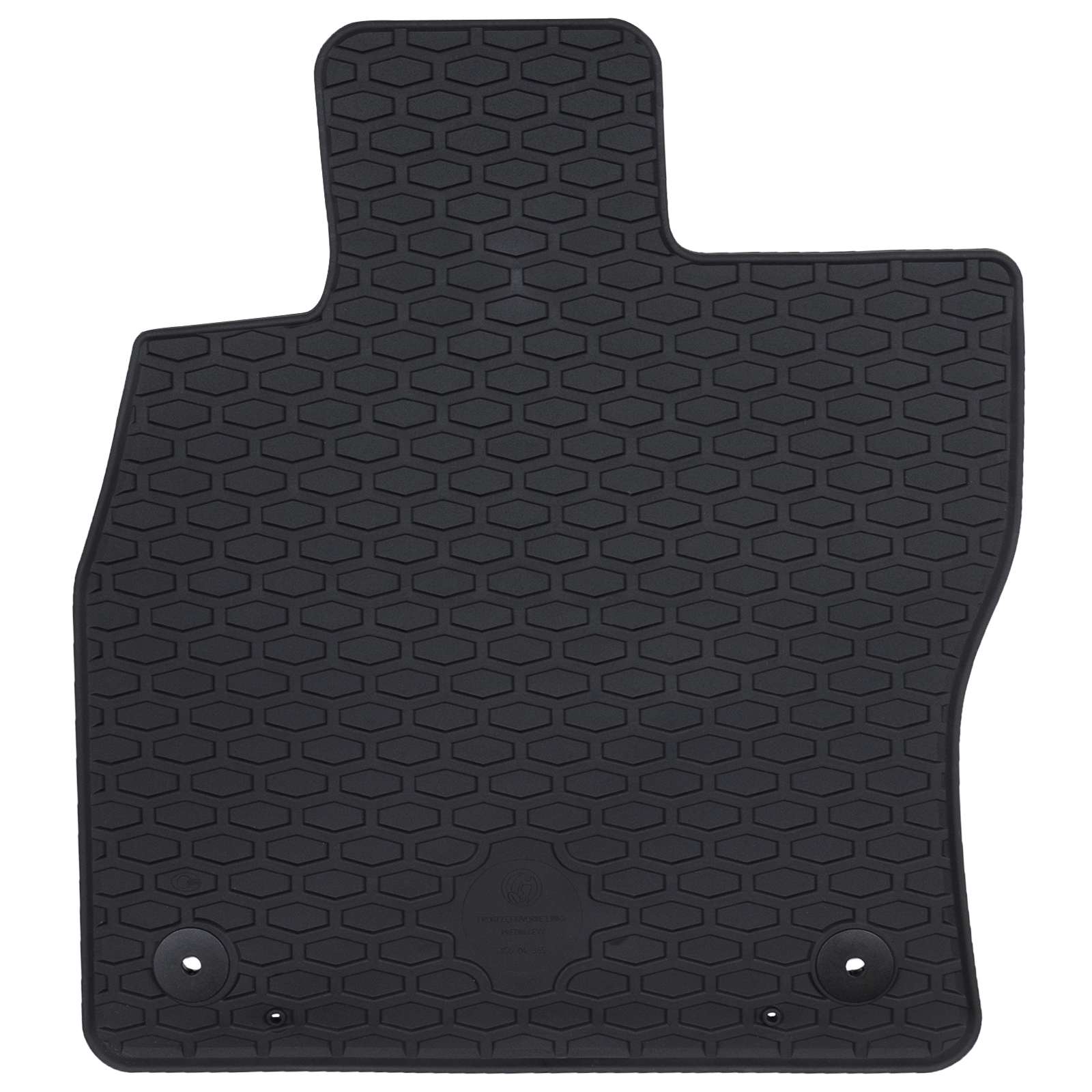 vidaXL Mata samochodowa 4 pcs Czarny Guma