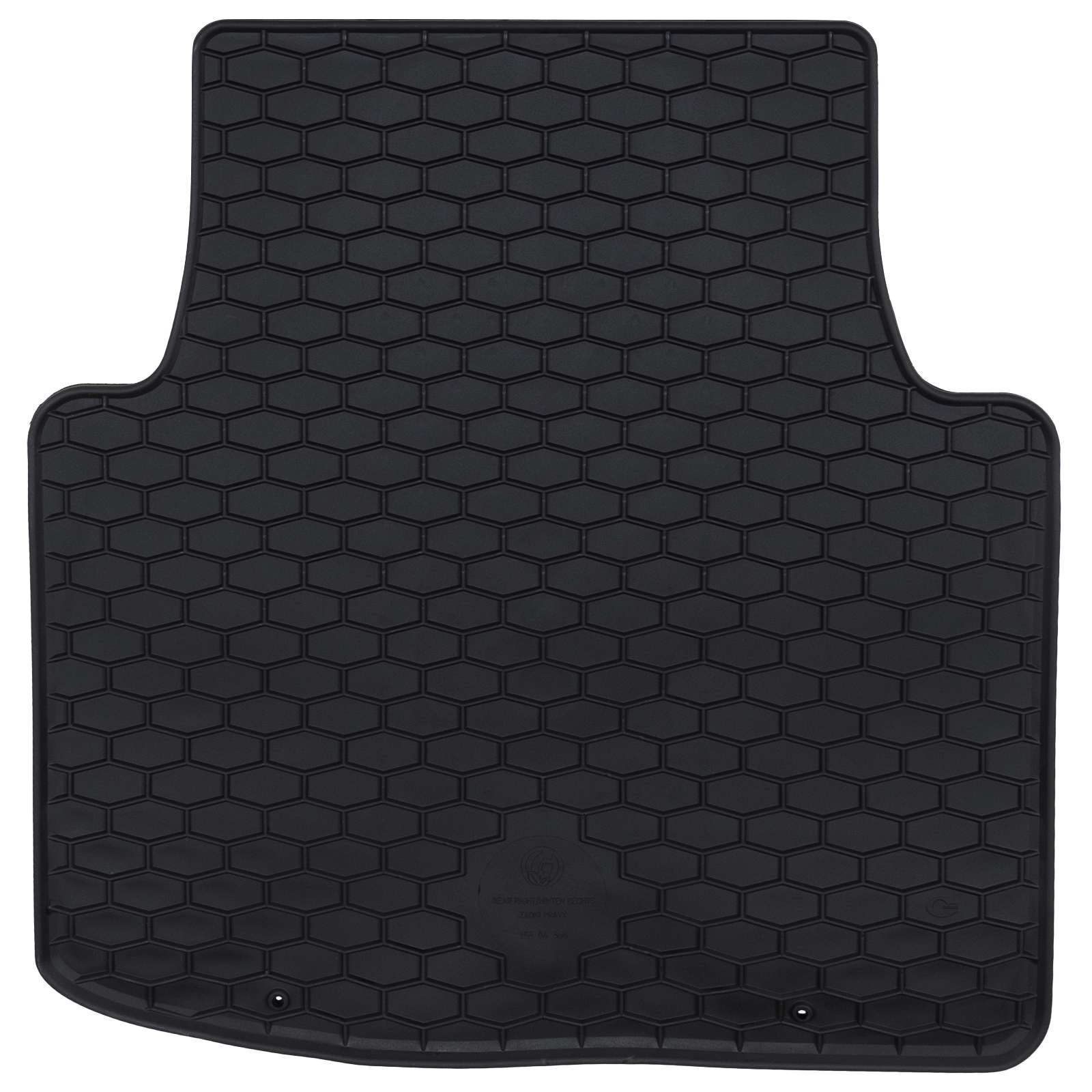 vidaXL Mata samochodowa 4 pcs Czarny Guma