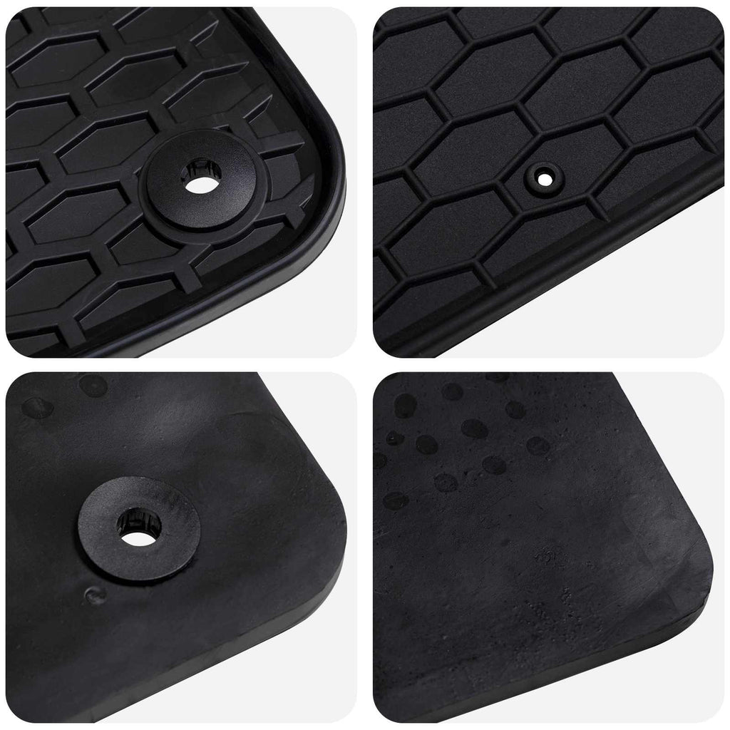 vidaXL Mata samochodowa 4 pcs Czarny pasuje do Audi Q3 2019-2025 Guma