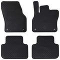 vidaXL Mata samochodowa 4 pcs Czarny pasuje do Audi Q3 2019-2025 Guma