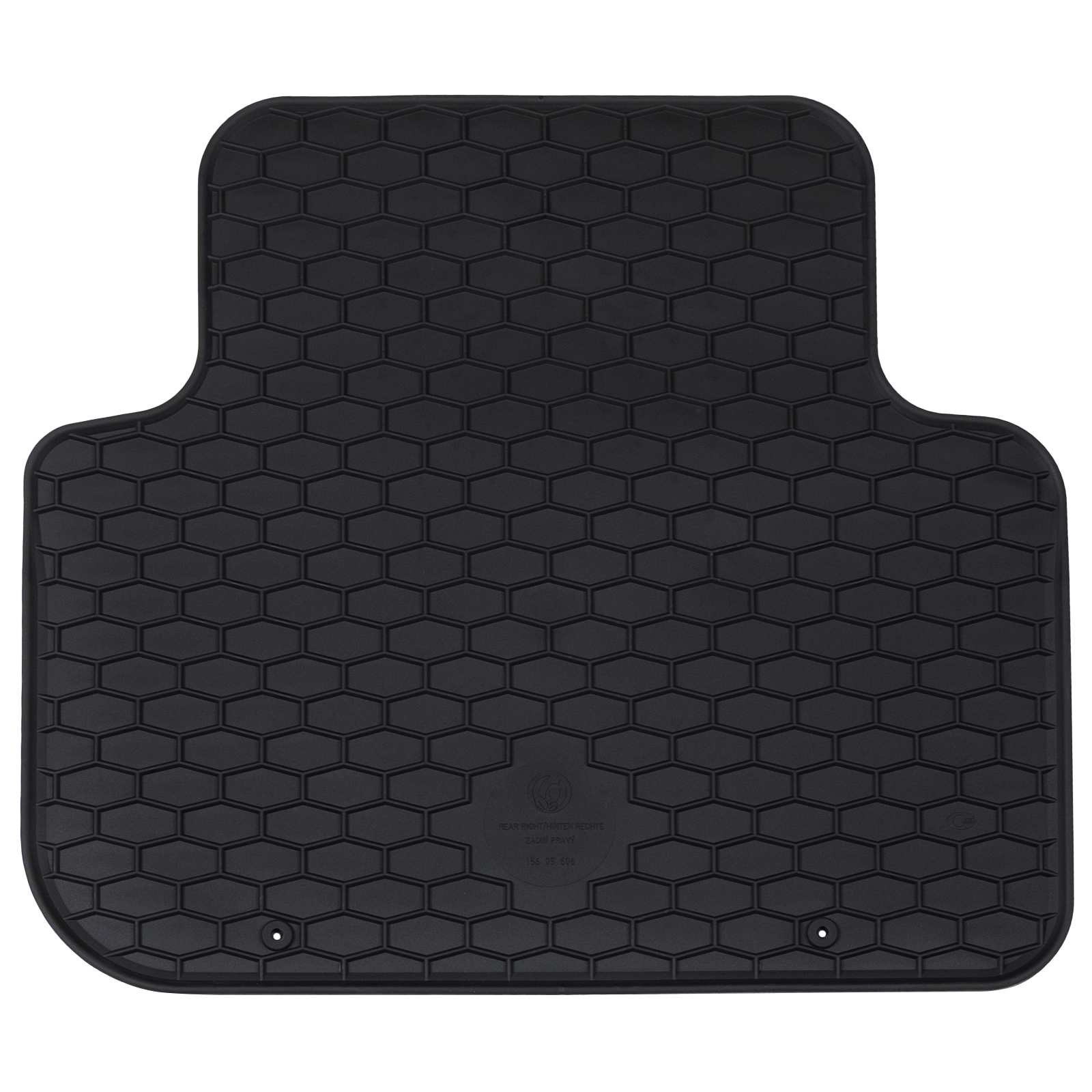 vidaXL Mata samochodowa 4 pcs Czarny pasuje do Audi Q3 2019-2025 Guma