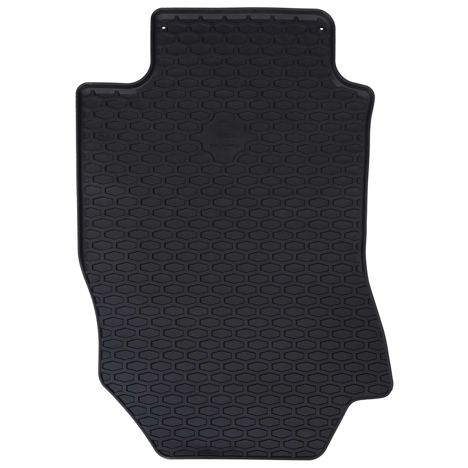 vidaXL Mata samochodowa 4 pcs Czarny Guma