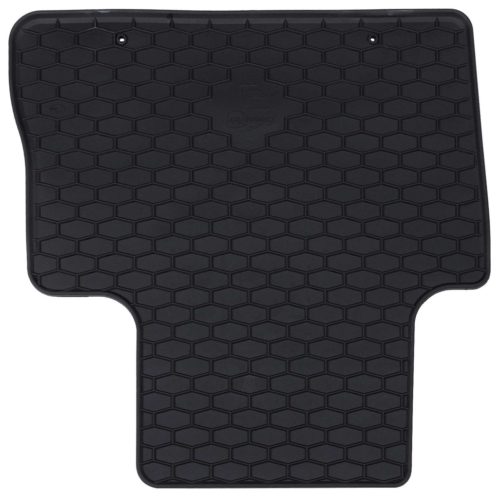 vidaXL Mata samochodowa 4 pcs Czarny Guma
