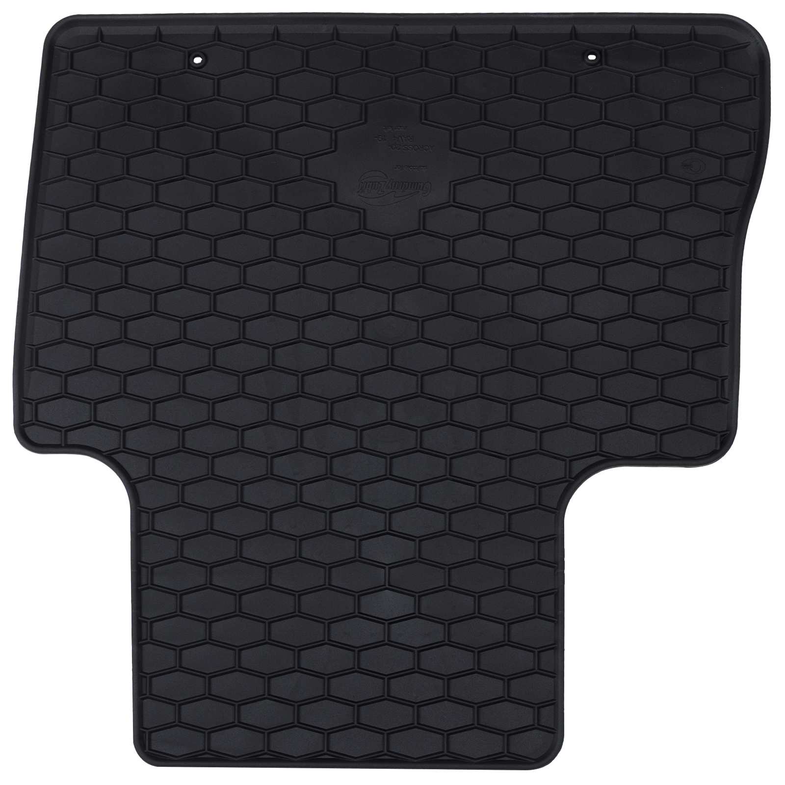 vidaXL Mata samochodowa 4 pcs Czarny Guma