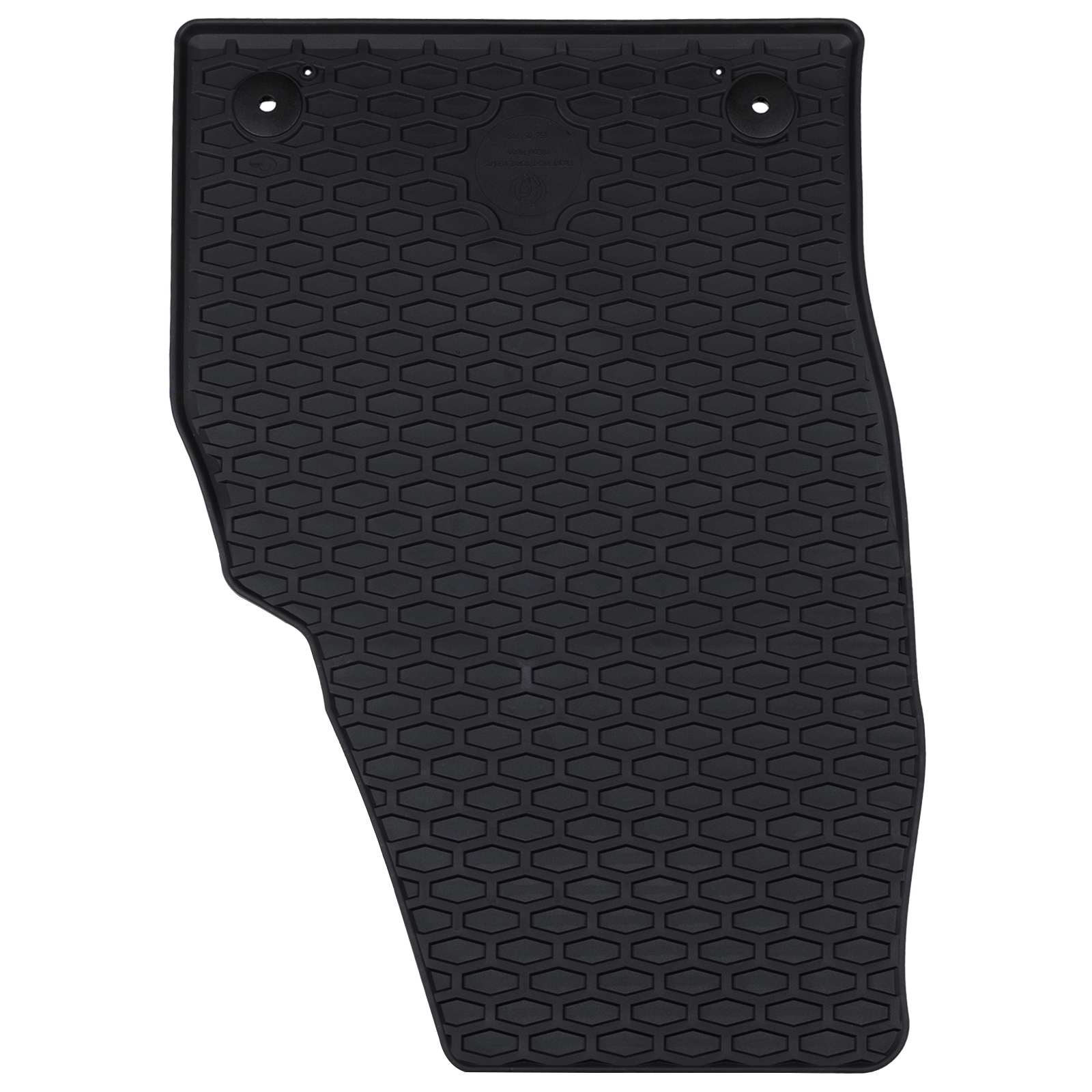 vidaXL Mata samochodowa 4 pcs Czarny odpowiedni dla VW POLO 2021- Guma