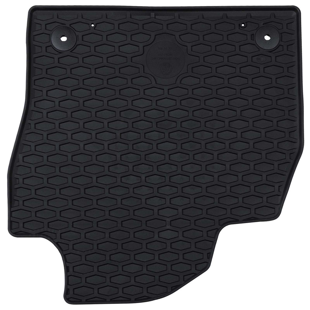 vidaXL Mata samochodowa 4 pcs Czarny odpowiedni dla VW POLO 2021- Guma
