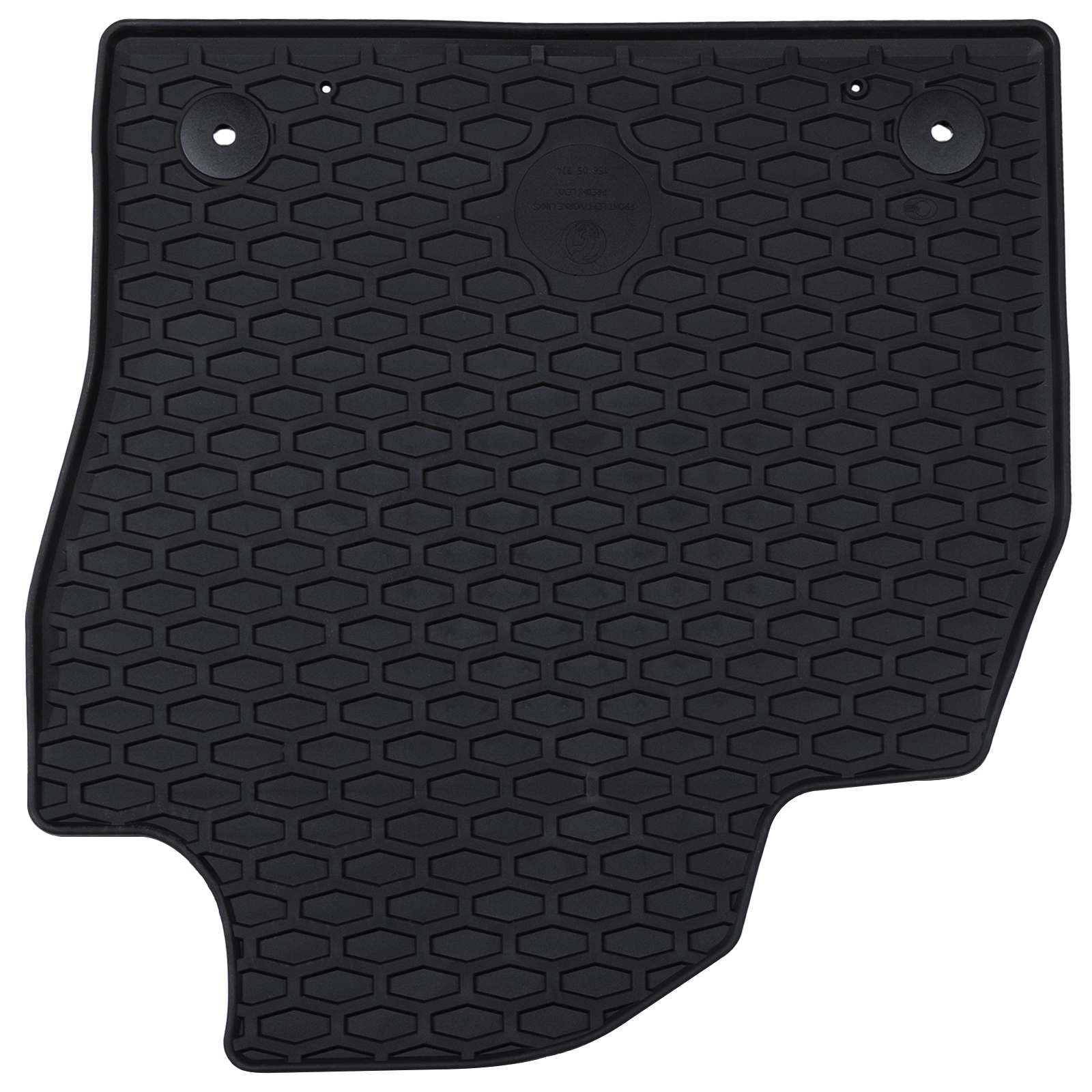 vidaXL Mata samochodowa 4 pcs Czarny odpowiedni dla VW POLO 2021- Guma
