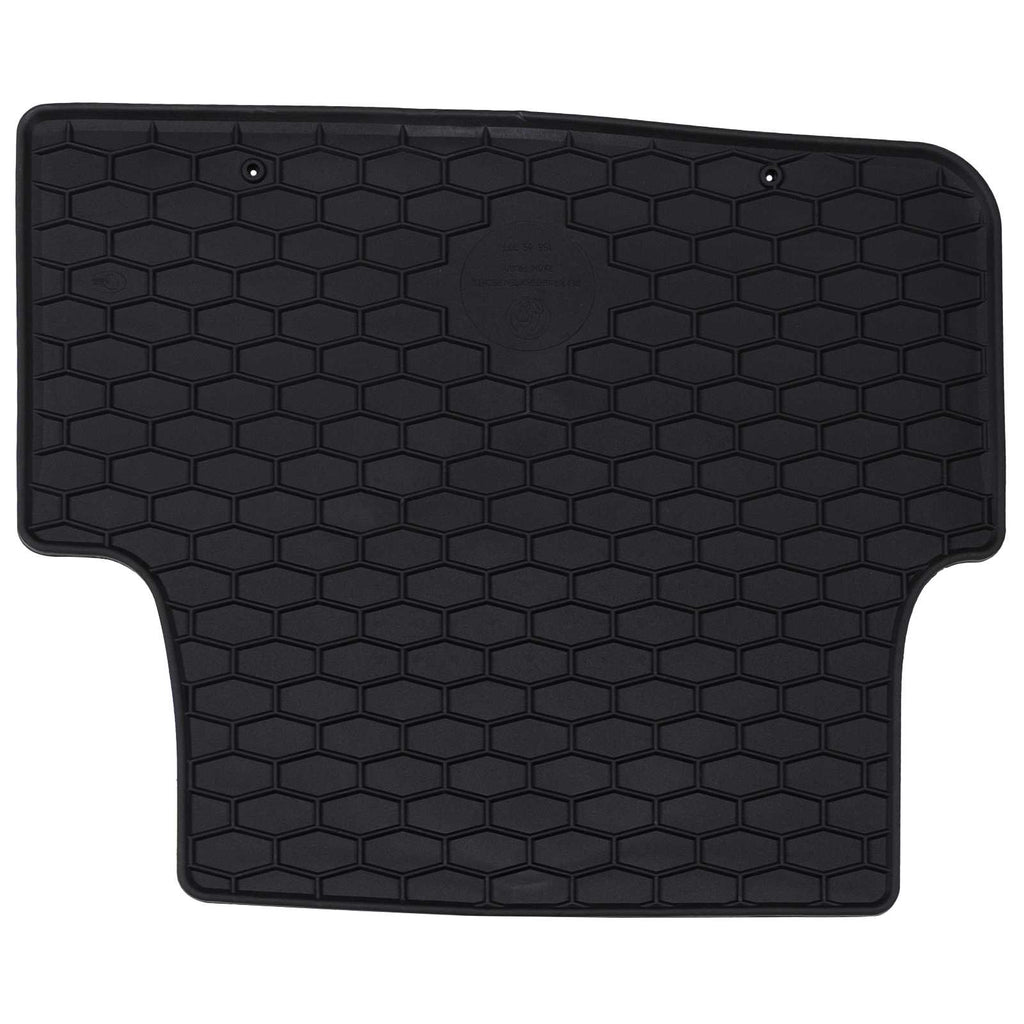 vidaXL Mata samochodowa 4 pcs Czarny odpowiedni dla VW POLO 2021- Guma