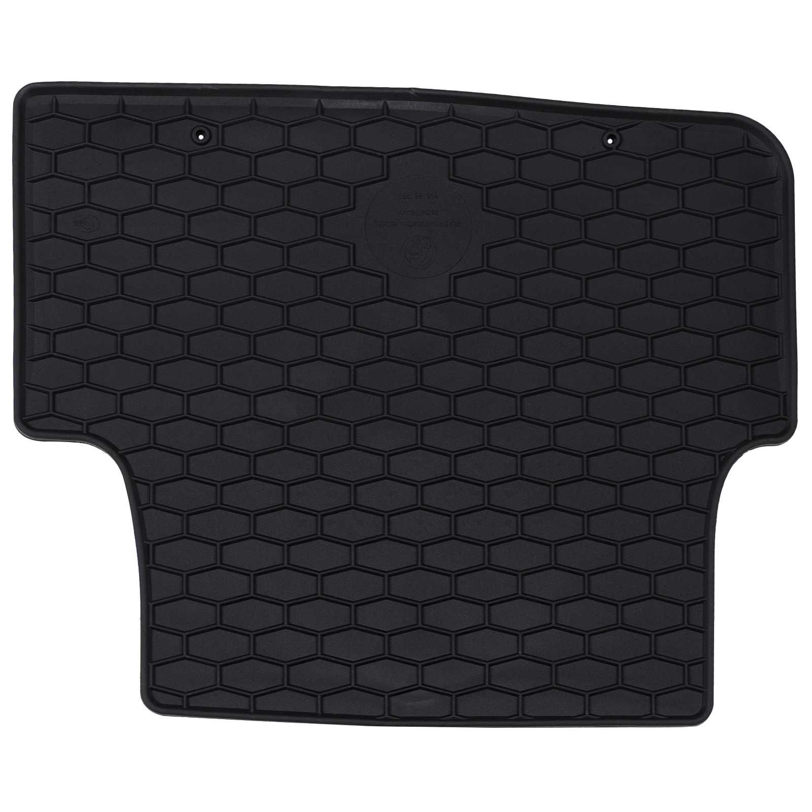 vidaXL Mata samochodowa 4 pcs Czarny odpowiedni dla VW POLO 2021- Guma