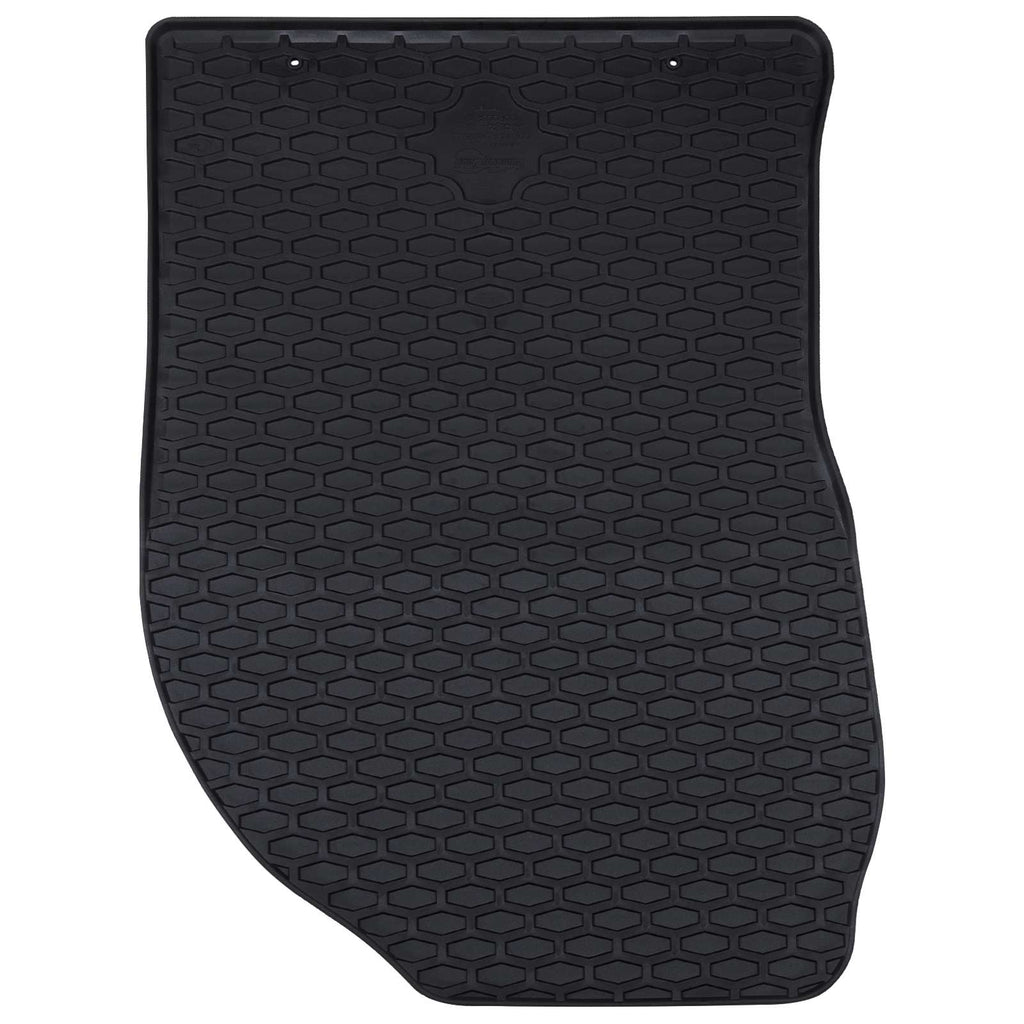 vidaXL Mata samochodowa 4 pcs Czarny Guma