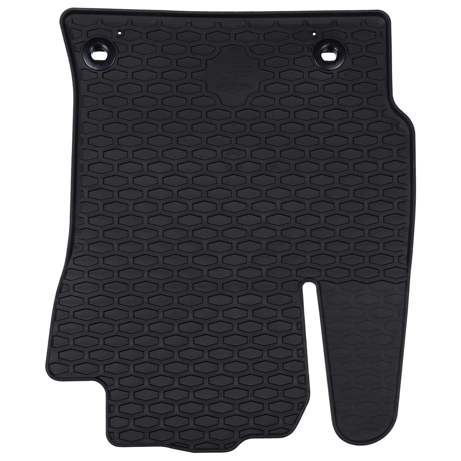 vidaXL Mata samochodowa 4 pcs Czarny Guma
