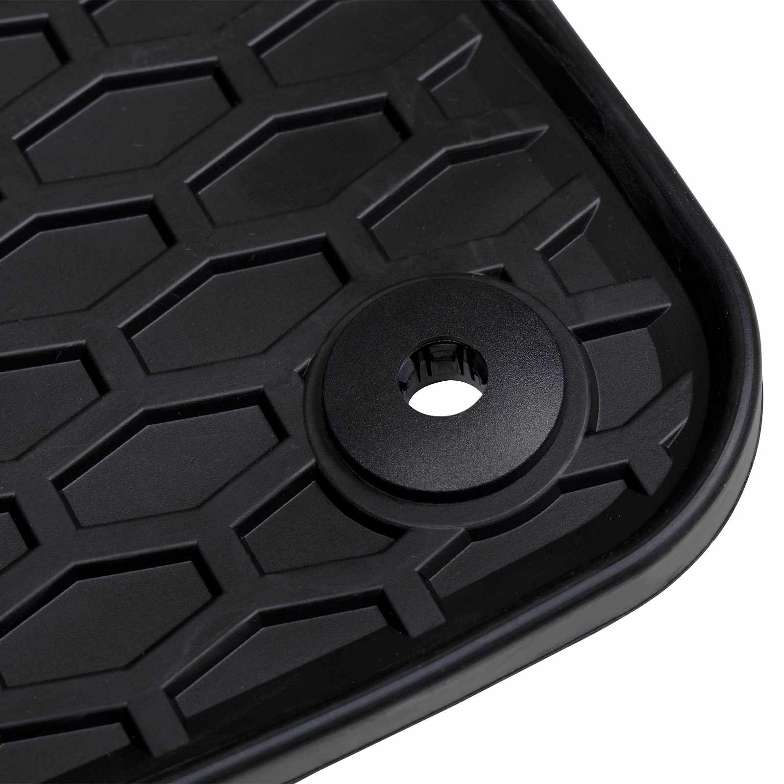 vidaXL Mata samochodowa 2 pcs Czarny odpowiedni do VW CADDY 2020- Guma
