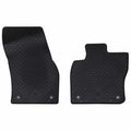 vidaXL Mata samochodowa 2 pcs Czarny odpowiedni do VW CADDY 2020- Guma