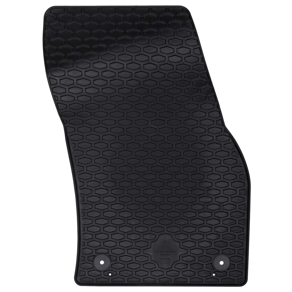 vidaXL Mata samochodowa 2 pcs Czarny odpowiedni do VW CADDY 2020- Guma