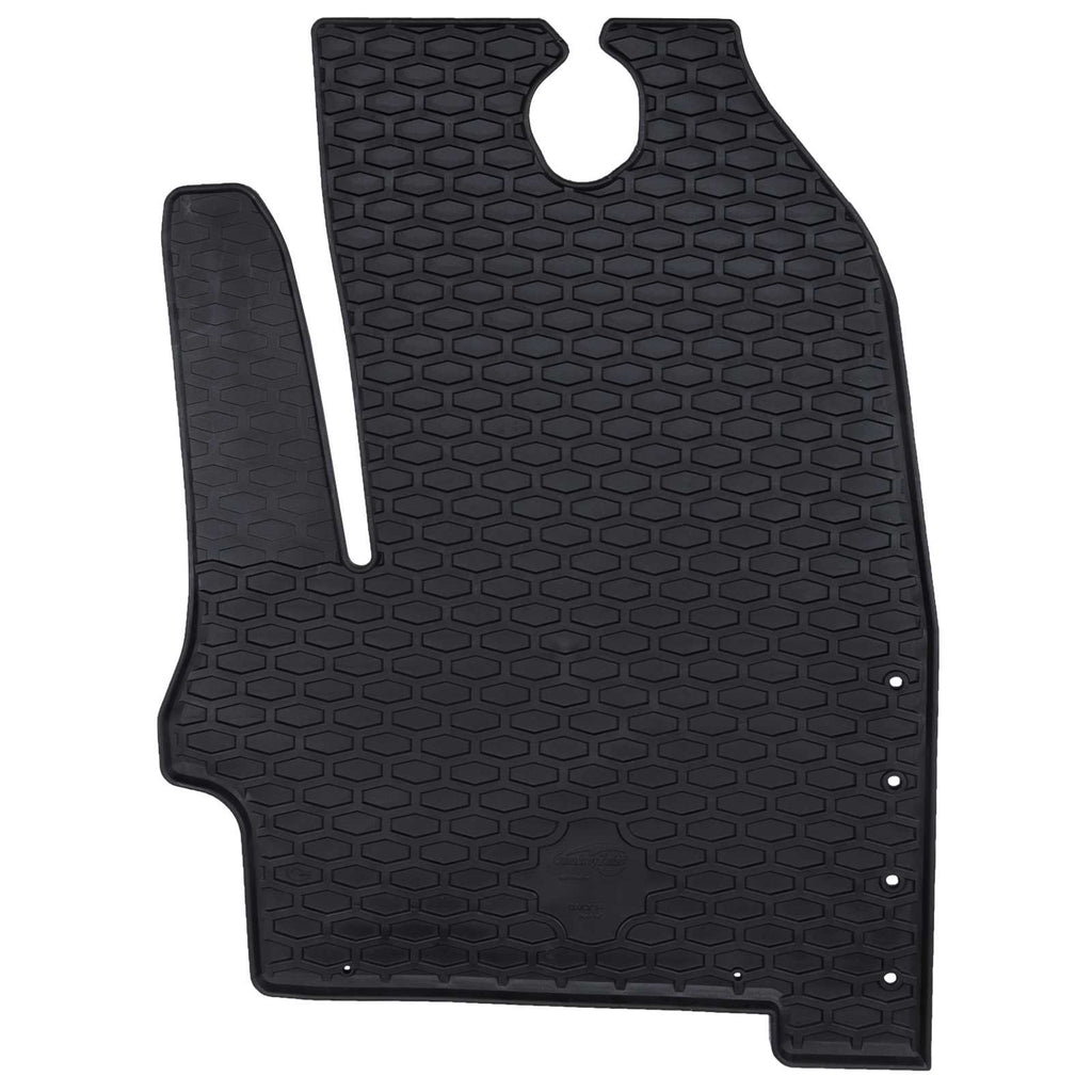 vidaXL Mata samochodowa 3 pcs Czarny pasuje do Iveco DAILY 2014- Guma