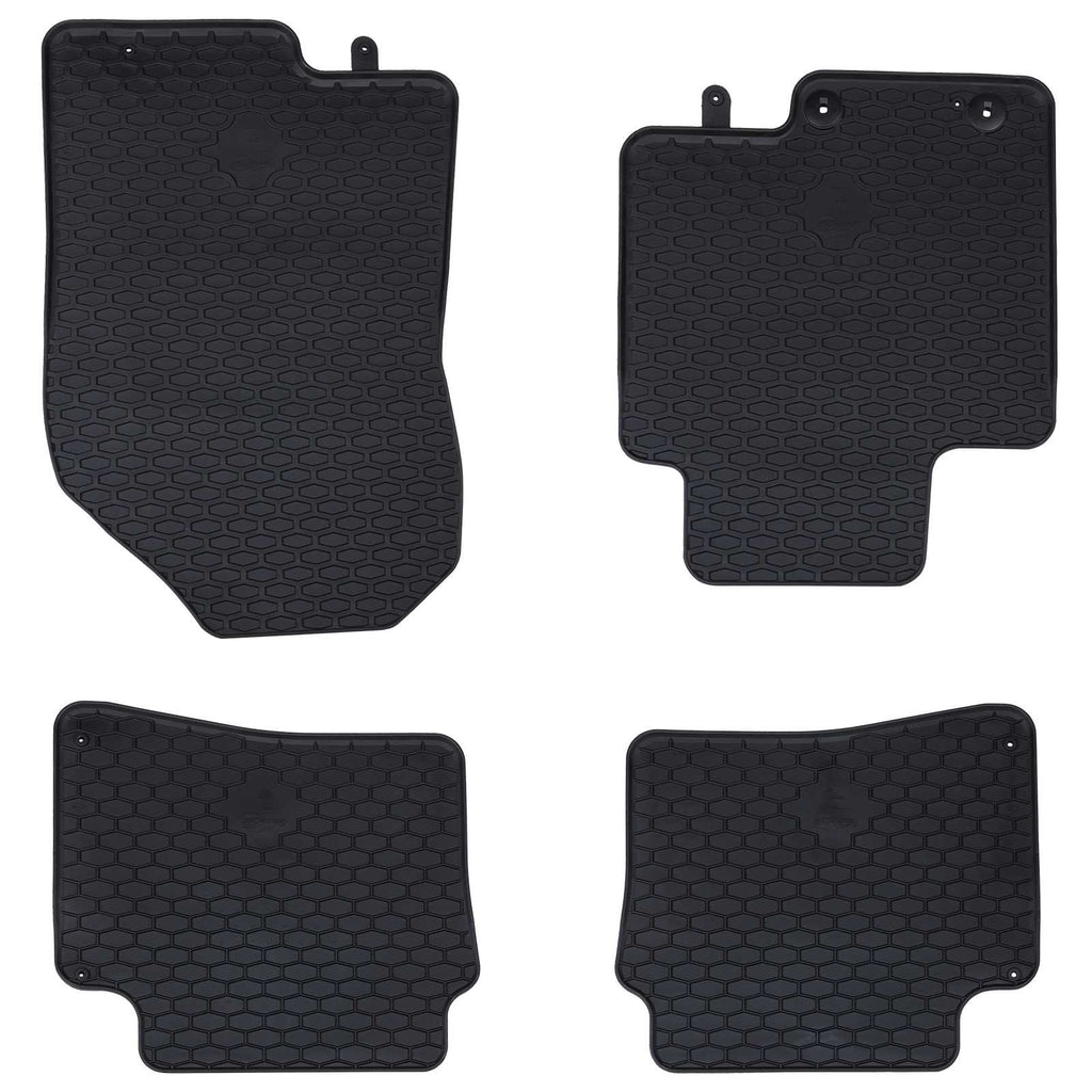vidaXL Mata samochodowa 4 pcs Czarny odpowiedni dla Hyundai i20 2020-