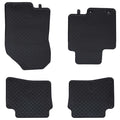 vidaXL Mata samochodowa 4 pcs Czarny odpowiedni dla Hyundai i20 2020-