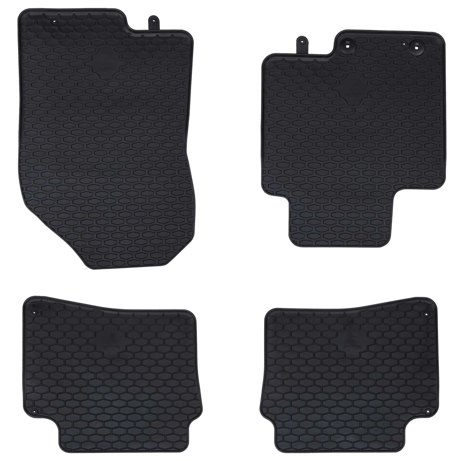 vidaXL Mata samochodowa 4 pcs Czarny odpowiedni dla Hyundai i20 2020-