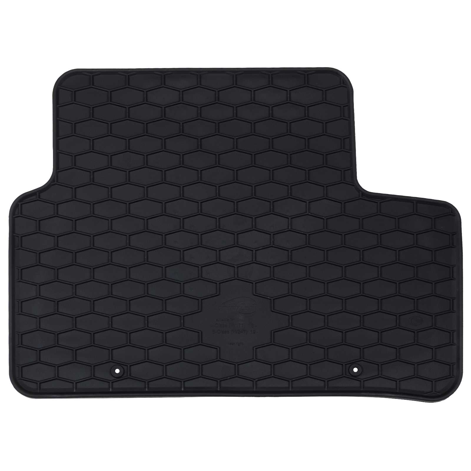 vidaXL Mata samochodowa 4 pcs Czarny odpowiedni dla MERCEDES a 2018-