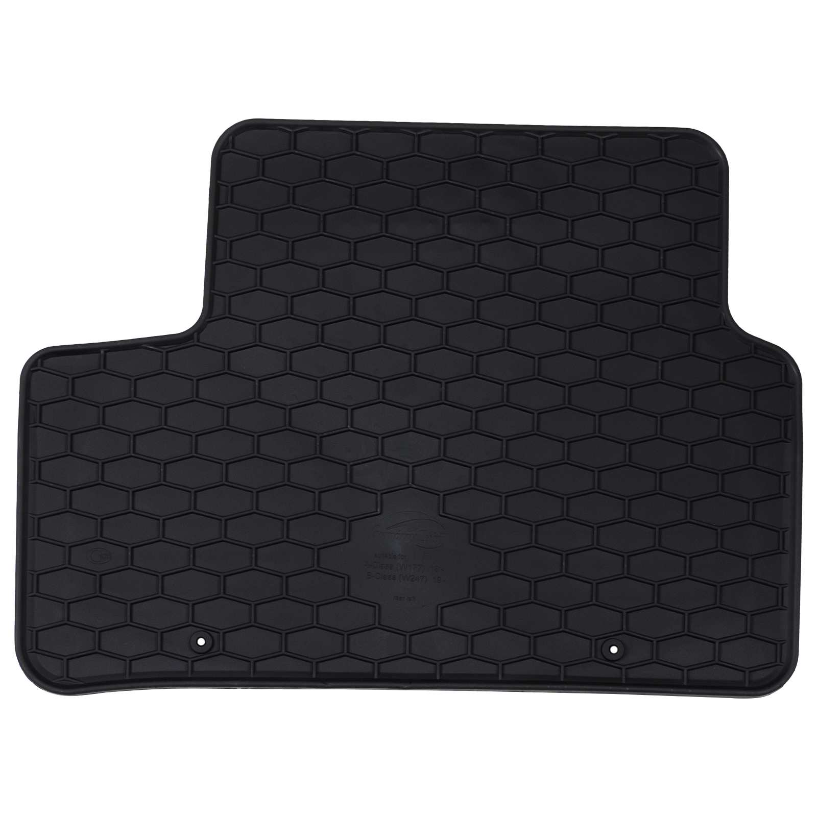 vidaXL Mata samochodowa 4 pcs Czarny odpowiedni dla MERCEDES a 2018-
