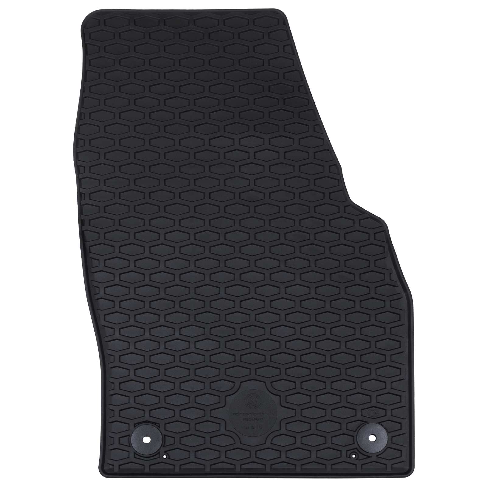 vidaXL Mata samochodowa 4 pcs Czarny odpowiedni dla KAMIQ 2019- Guma