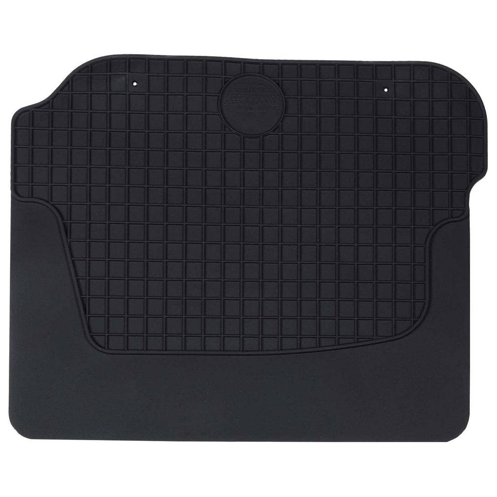 vidaXL Mata samochodowa 4 pcs Czarny Guma