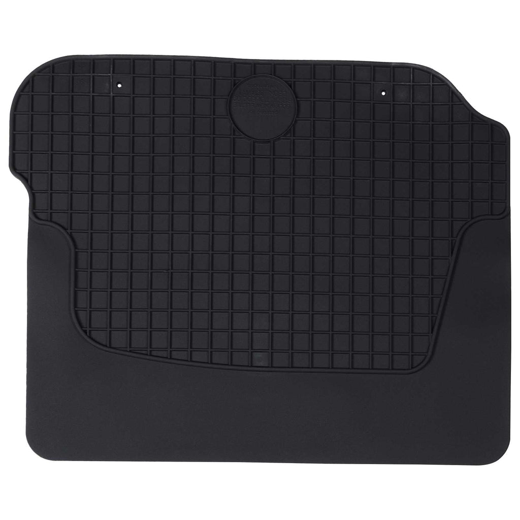 vidaXL Mata samochodowa 4 pcs Czarny Guma