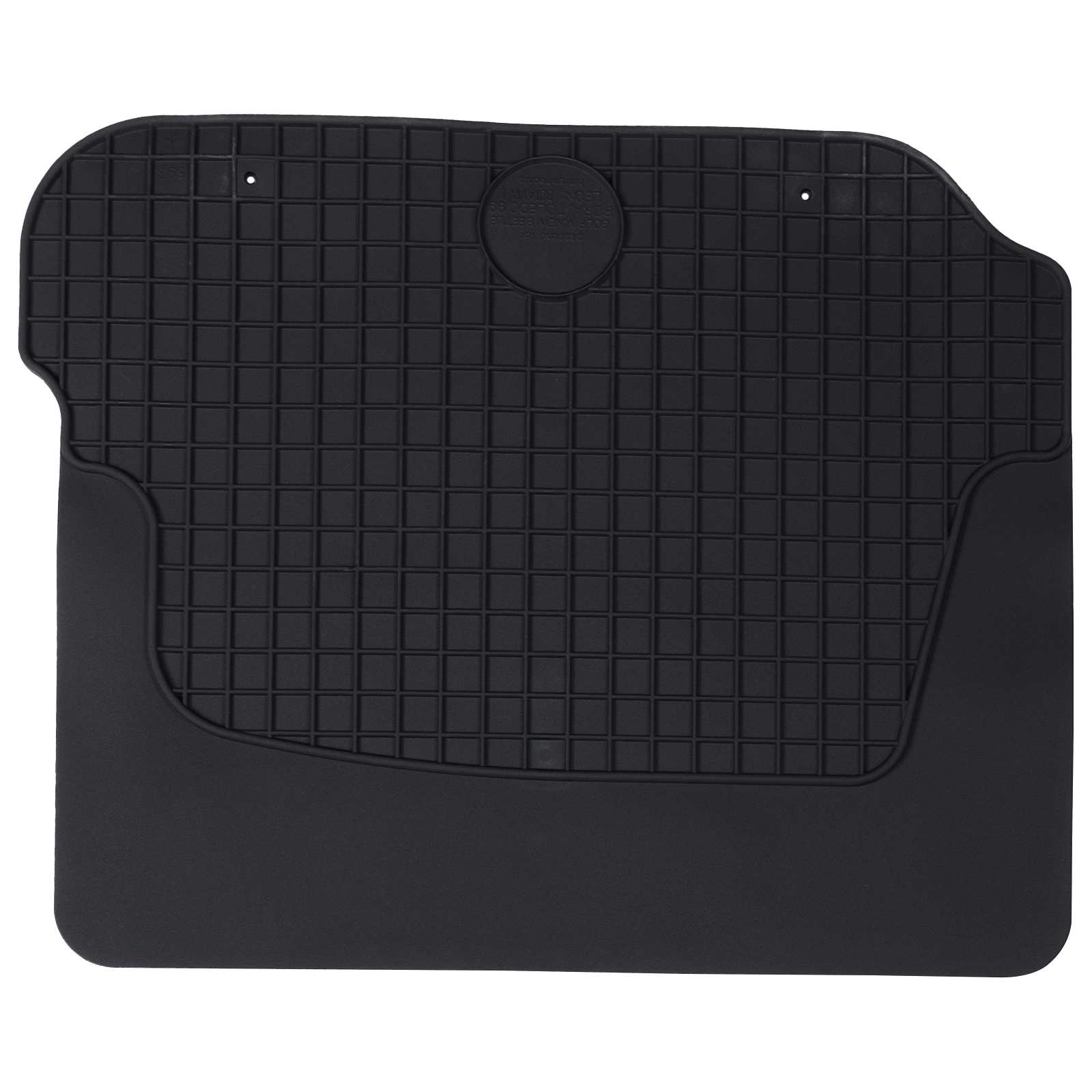 vidaXL Mata samochodowa 4 pcs Czarny Guma