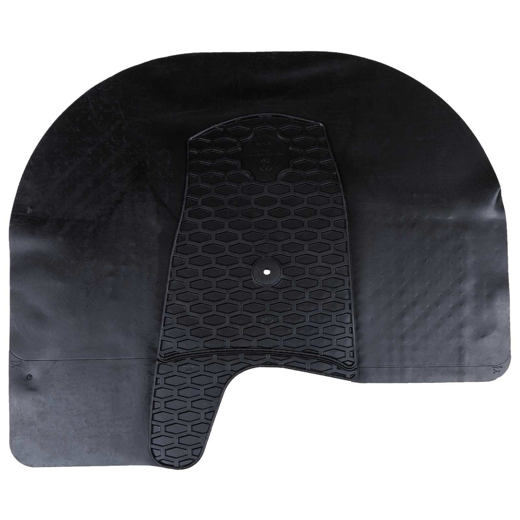 vidaXL Mata samochodowa 3 pcs Czarny odpowiedni dla VW T5 2010-2015