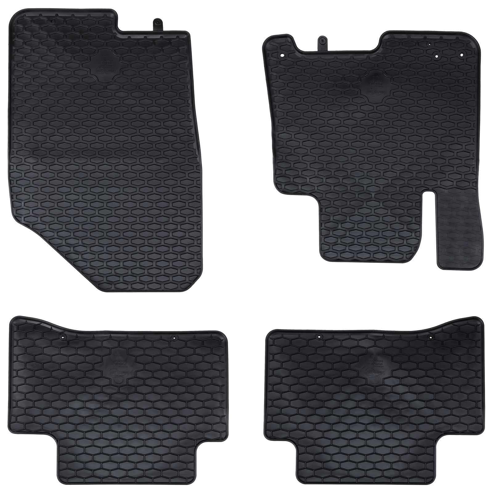 vidaXL Mata samochodowa 4 pcs Czarny pasuje do TUCSON 2020- Guma