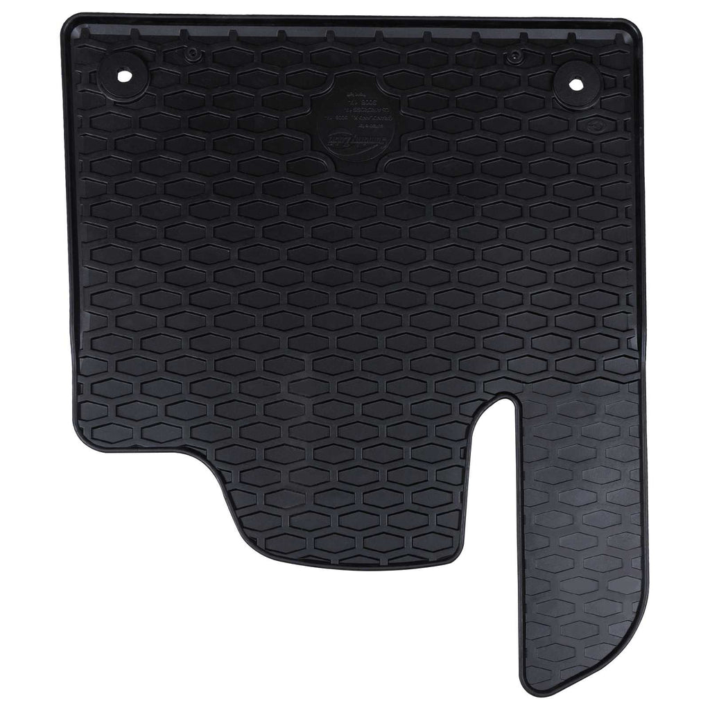 vidaXL Mata samochodowa 4 pcs Czarny Guma
