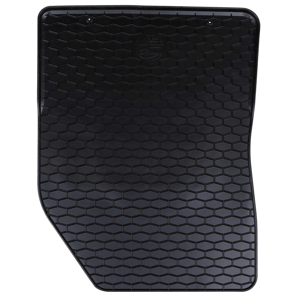 vidaXL Mata samochodowa 4 pcs Czarny Guma