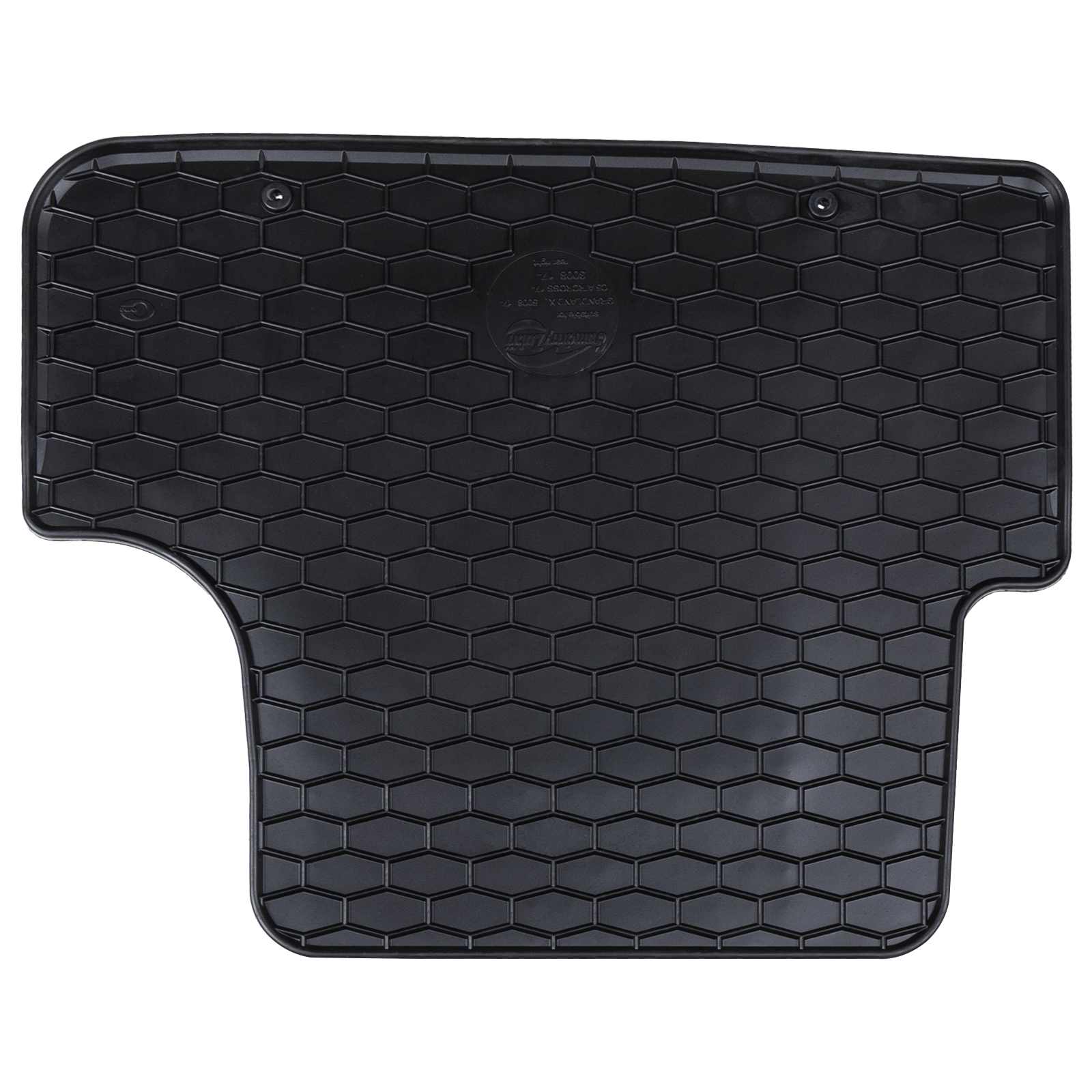 vidaXL Mata samochodowa 4 pcs Czarny Guma