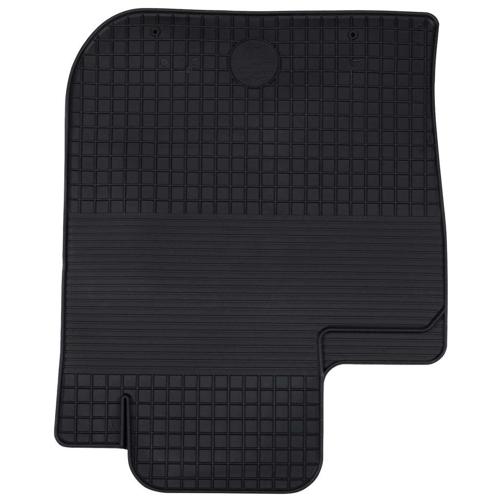 vidaXL Mata samochodowa 4 pcs Czarny Guma