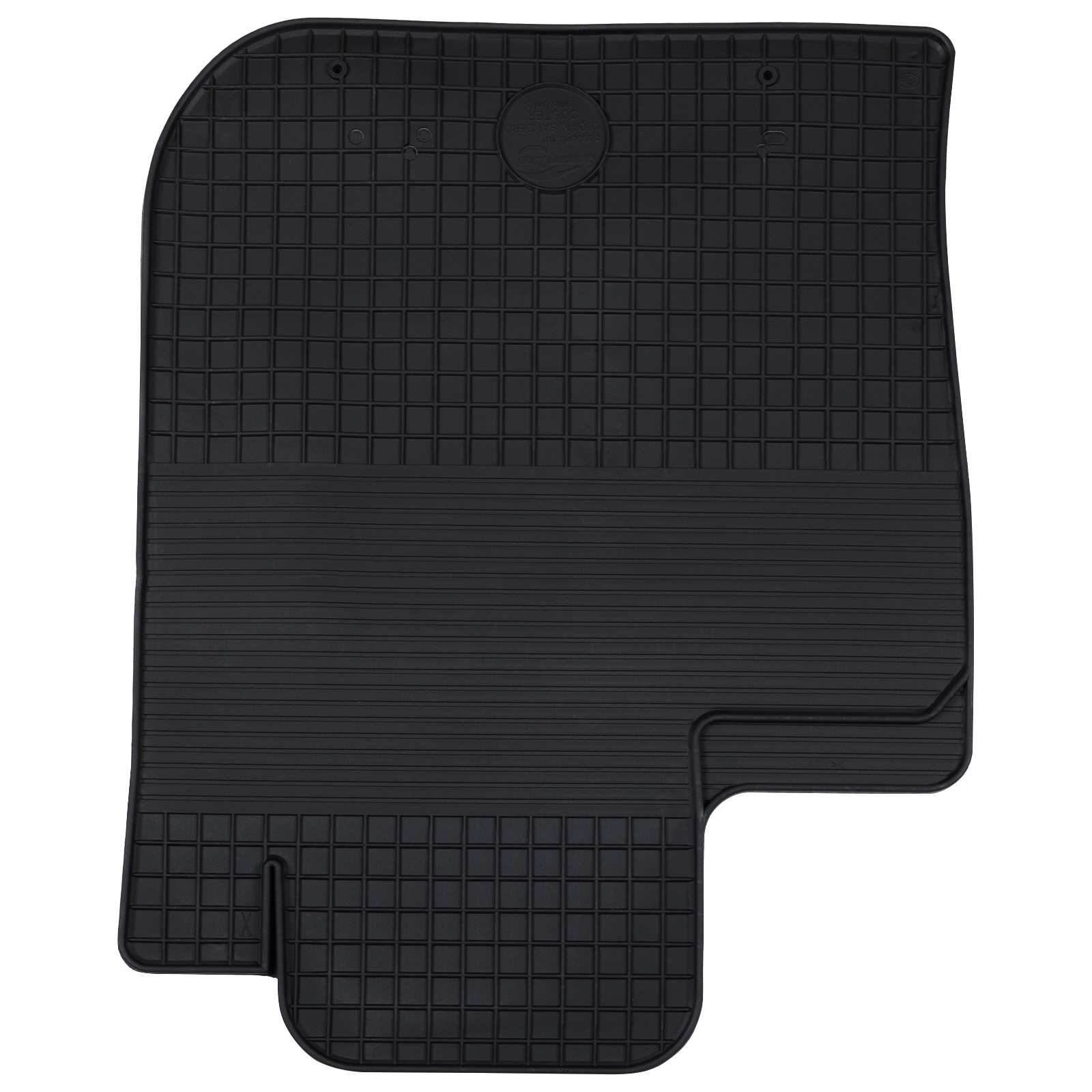 vidaXL Mata samochodowa 4 pcs Czarny Guma