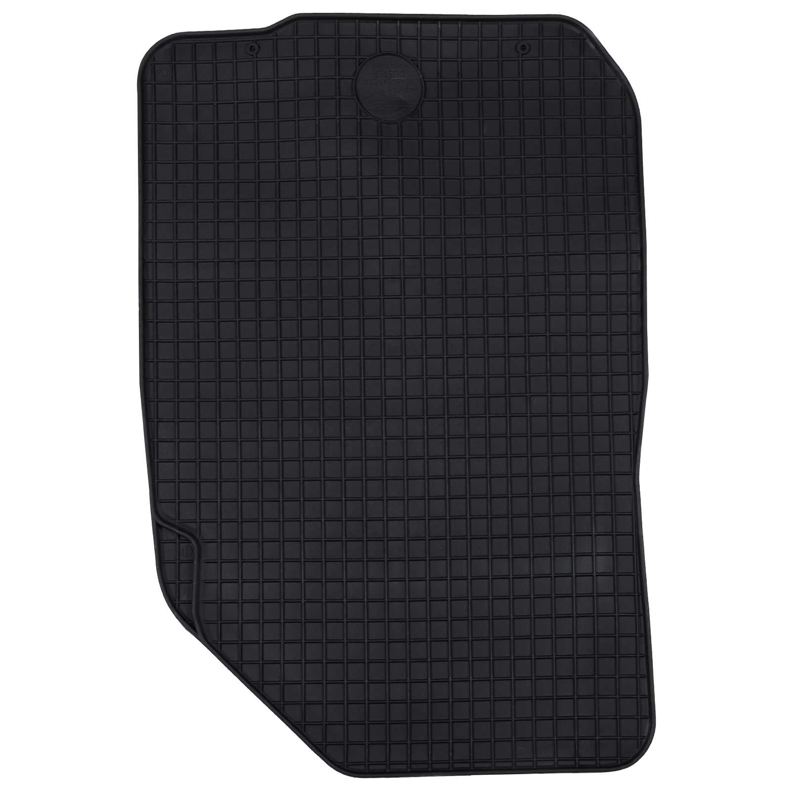 vidaXL Mata samochodowa 4 pcs Czarny Guma