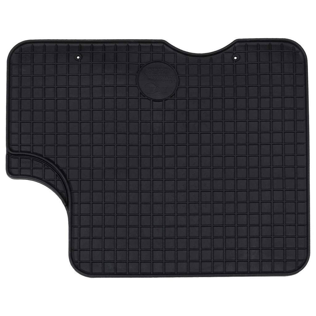 vidaXL Mata samochodowa 4 pcs Czarny Guma