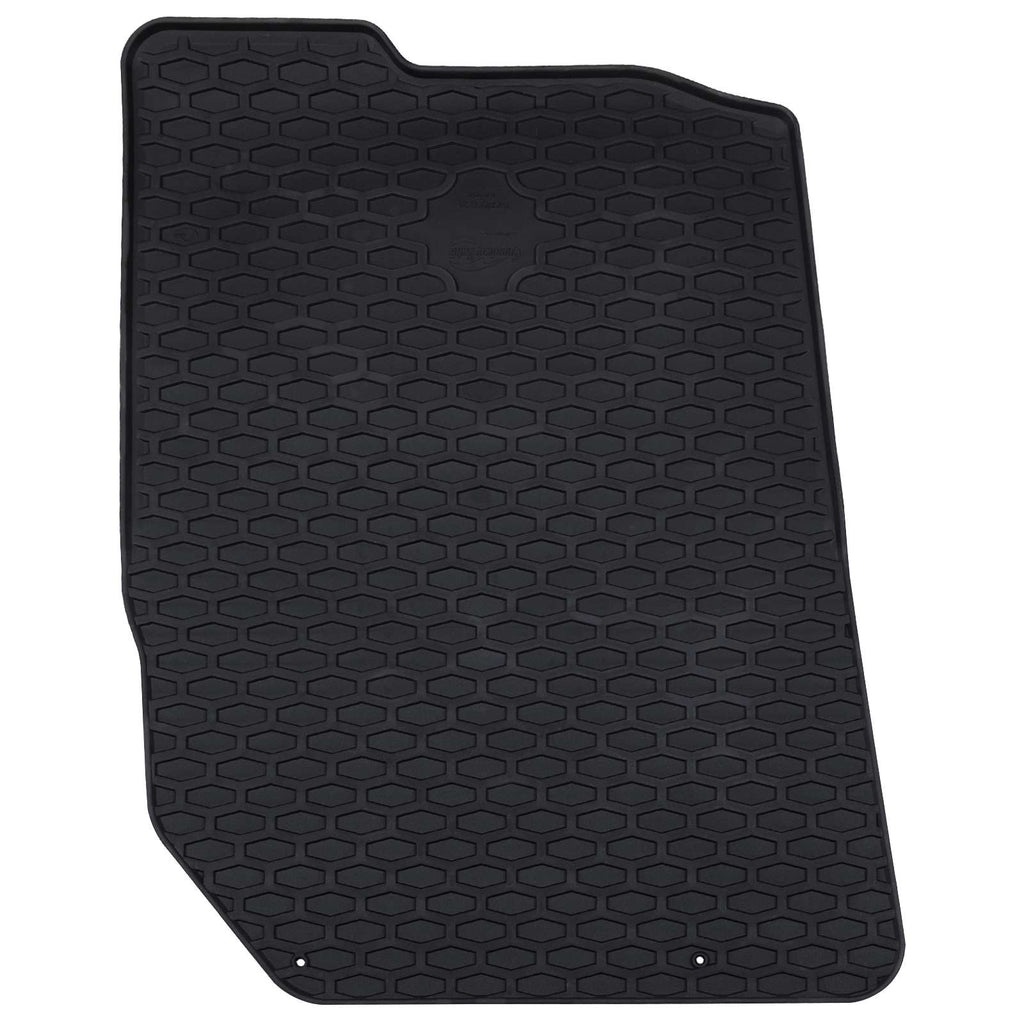 vidaXL Mata samochodowa 4 pcs Czarny Guma