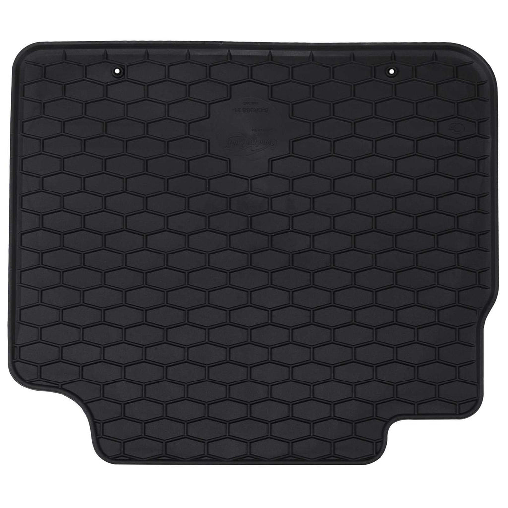 vidaXL Mata samochodowa 4 pcs Czarny Guma