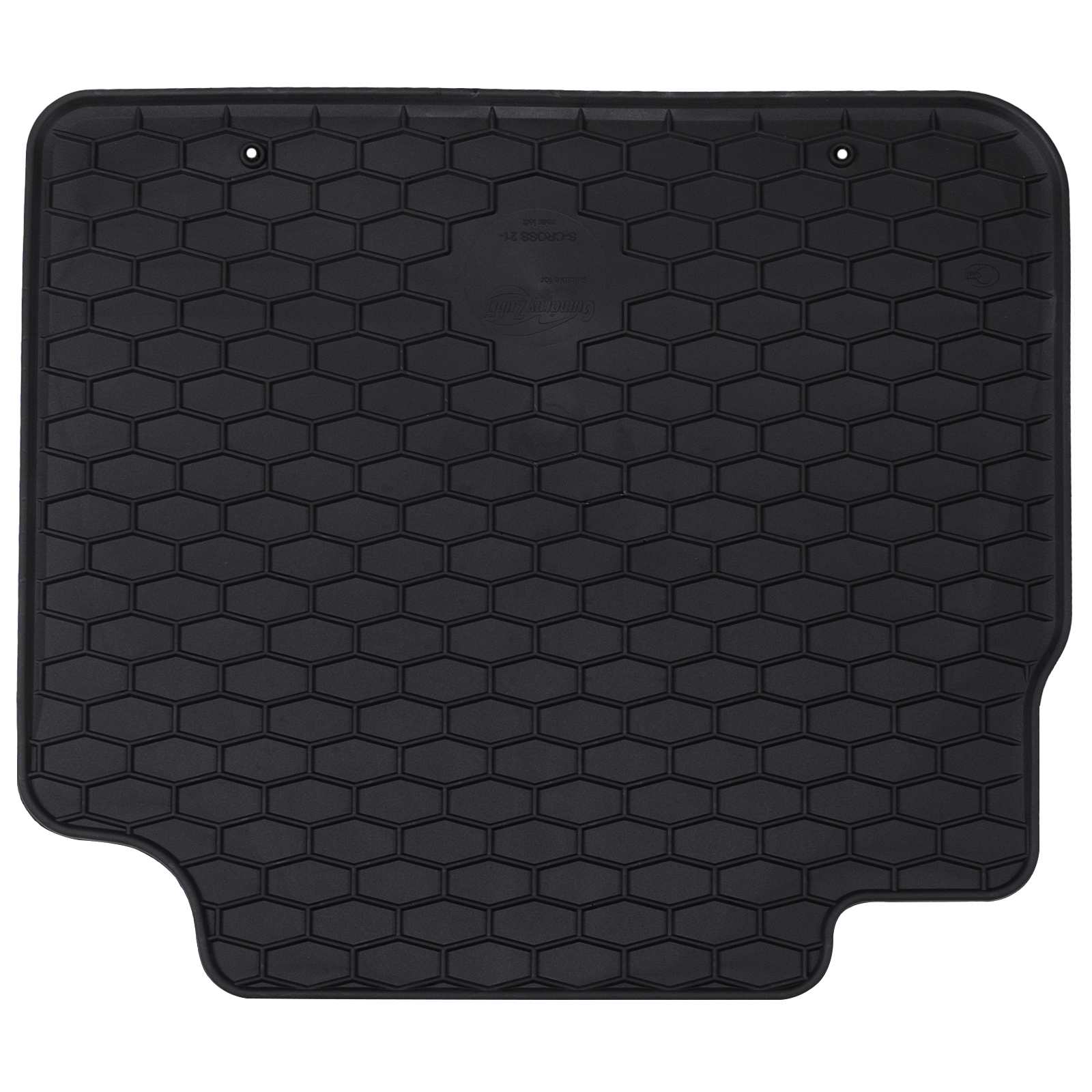 vidaXL Mata samochodowa 4 pcs Czarny Guma