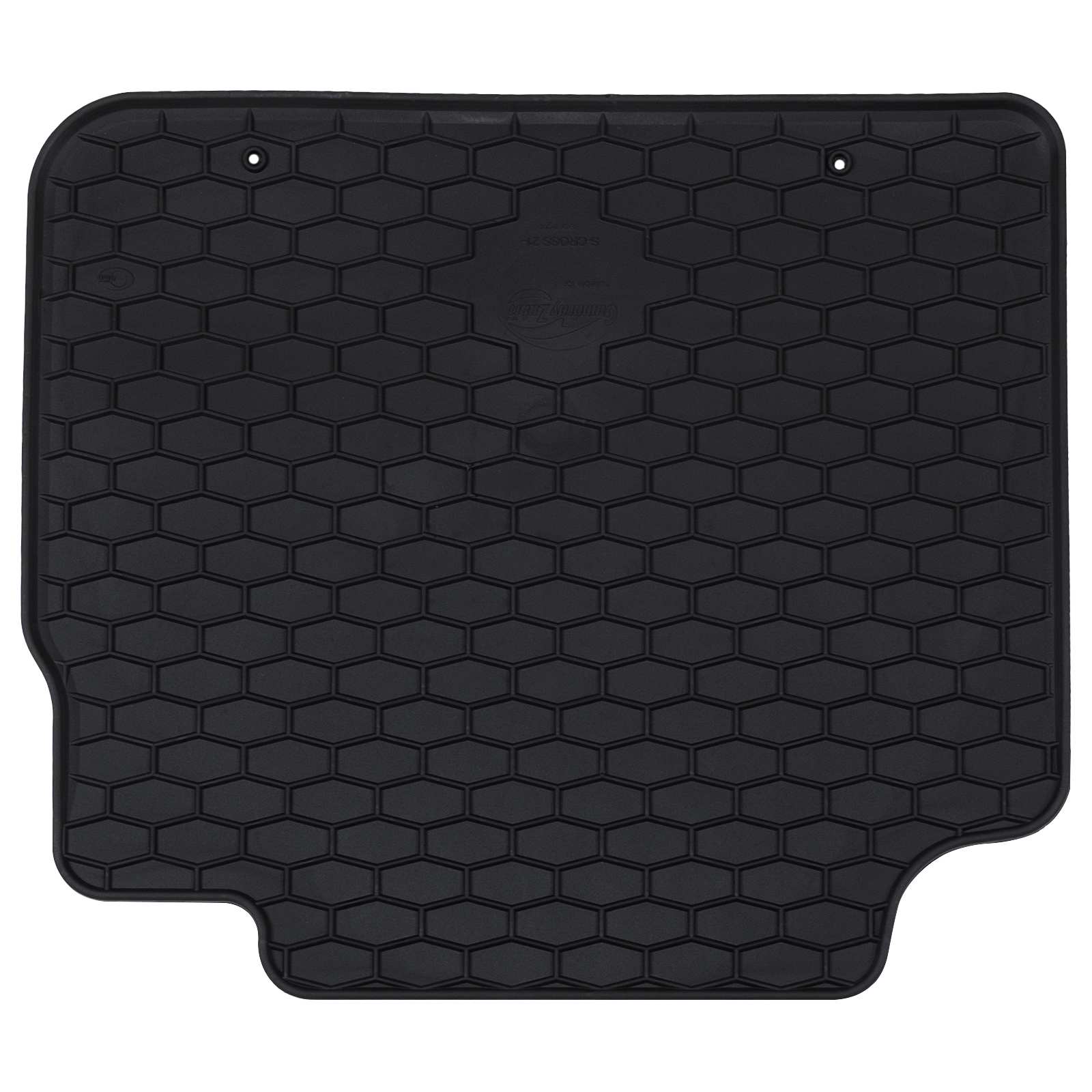 vidaXL Mata samochodowa 4 pcs Czarny Guma