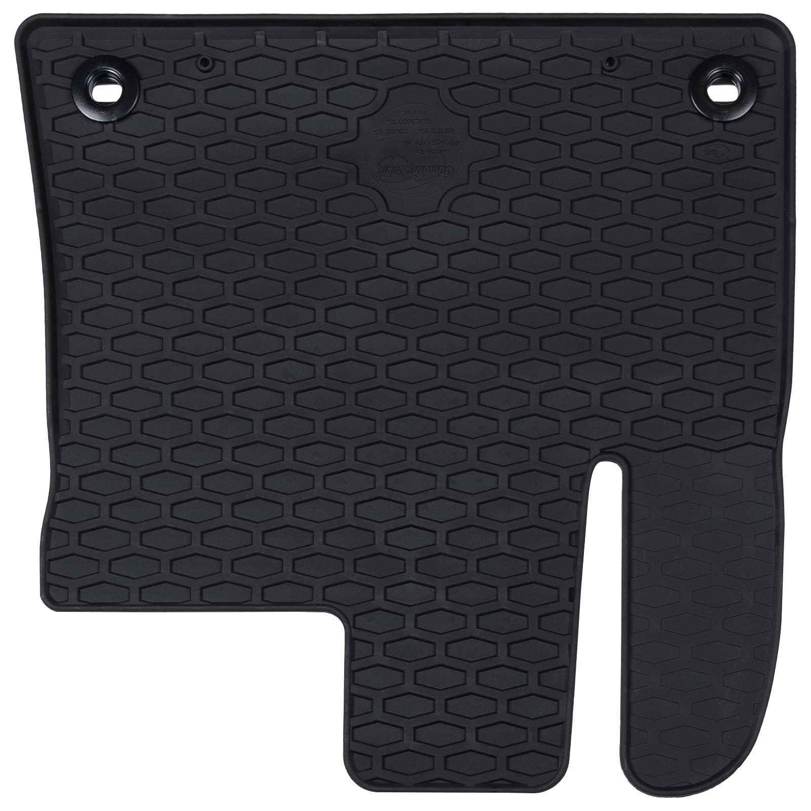 vidaXL Mata samochodowa 4 pcs Czarny Guma