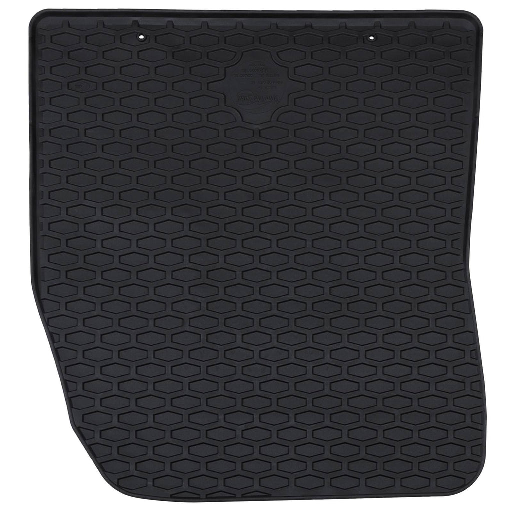 vidaXL Mata samochodowa 4 pcs Czarny Guma