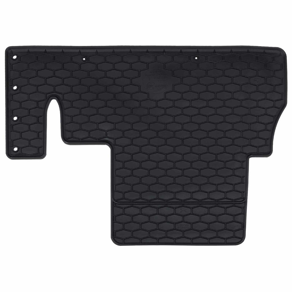 vidaXL Mata samochodowa 4 pcs Czarny Guma