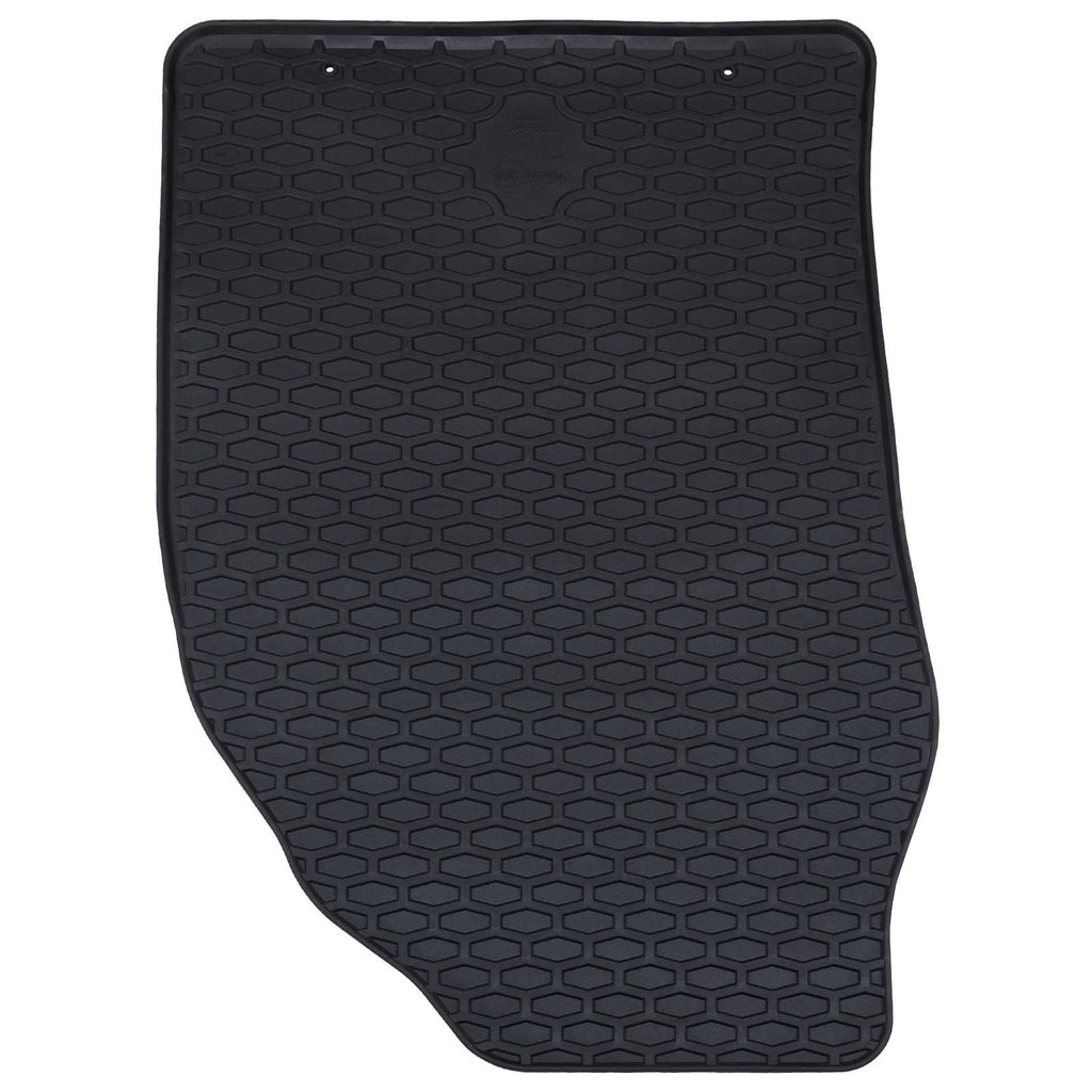 vidaXL Mata samochodowa 4 pcs Czarny Guma
